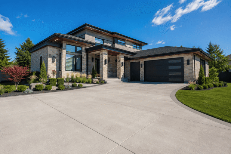 Residential concrete installation